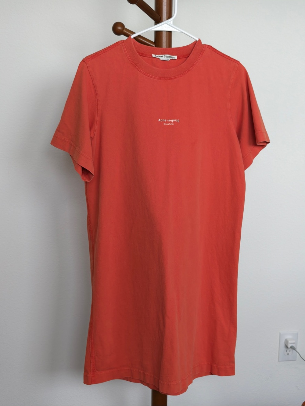 Acne Studios Coral T-Shirt dress